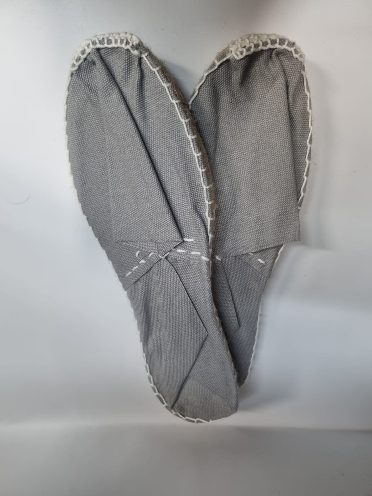 Alpargatas de Esparto Gris