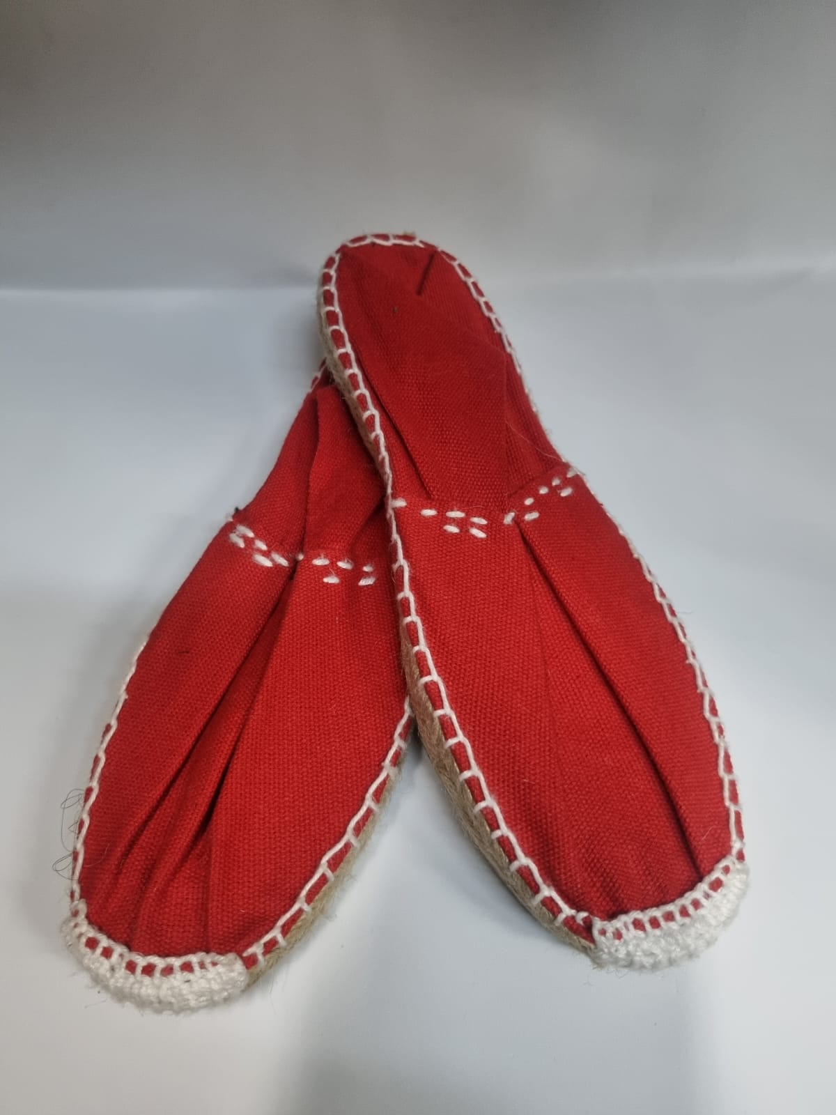 Alpargatas de Esparto Rojo