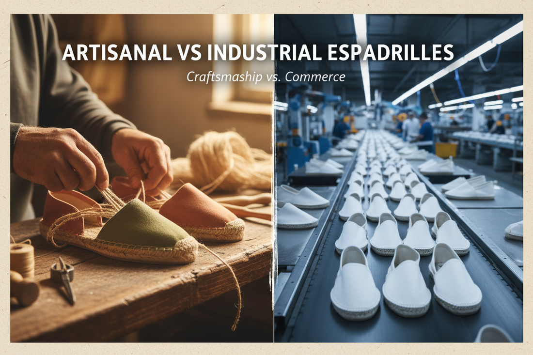 Alpargatas artesanales vs industriales