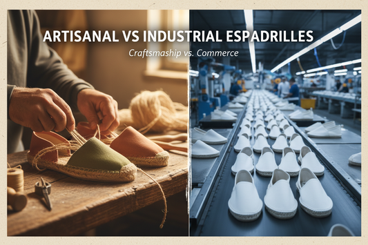 Alpargatas artesanales vs industriales
