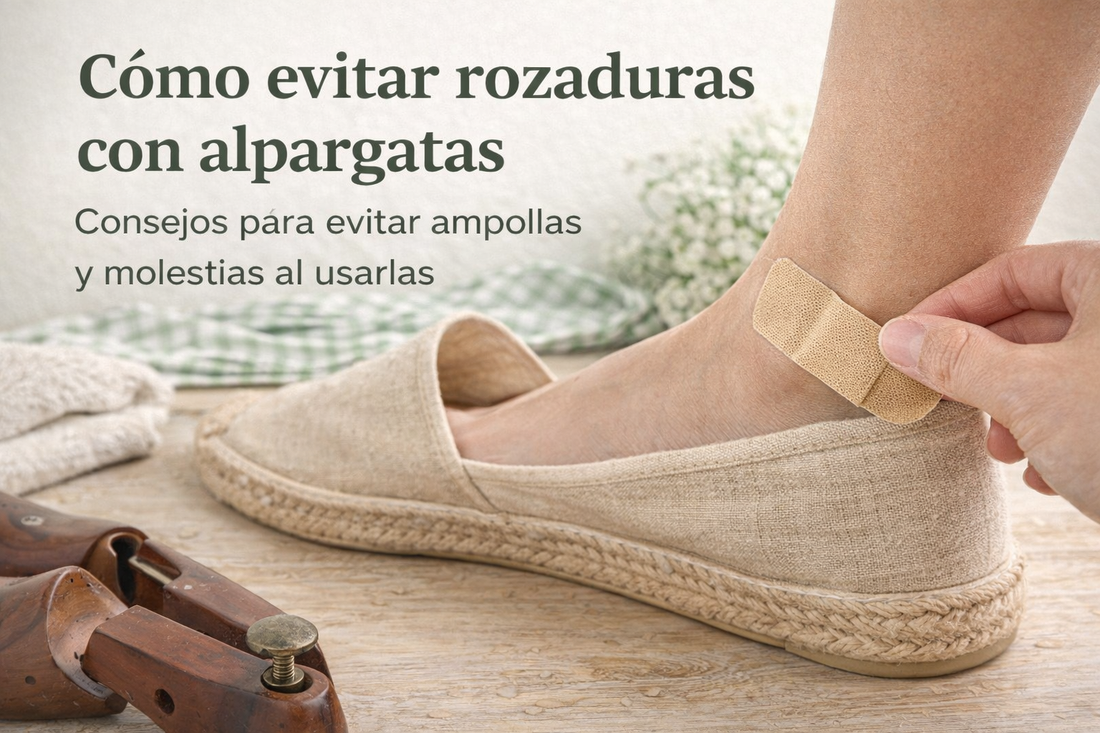 cómo evitar rozaduras con alpargatas