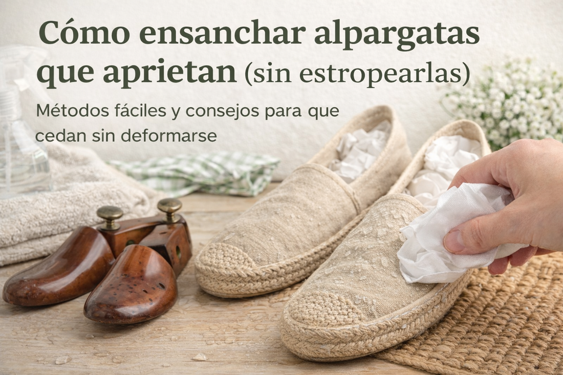 Ensanchar alpargatas que aprietan