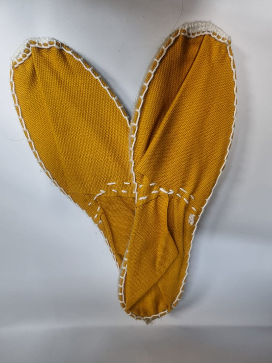 Alpargatas de Esparto Amarillo mostaza