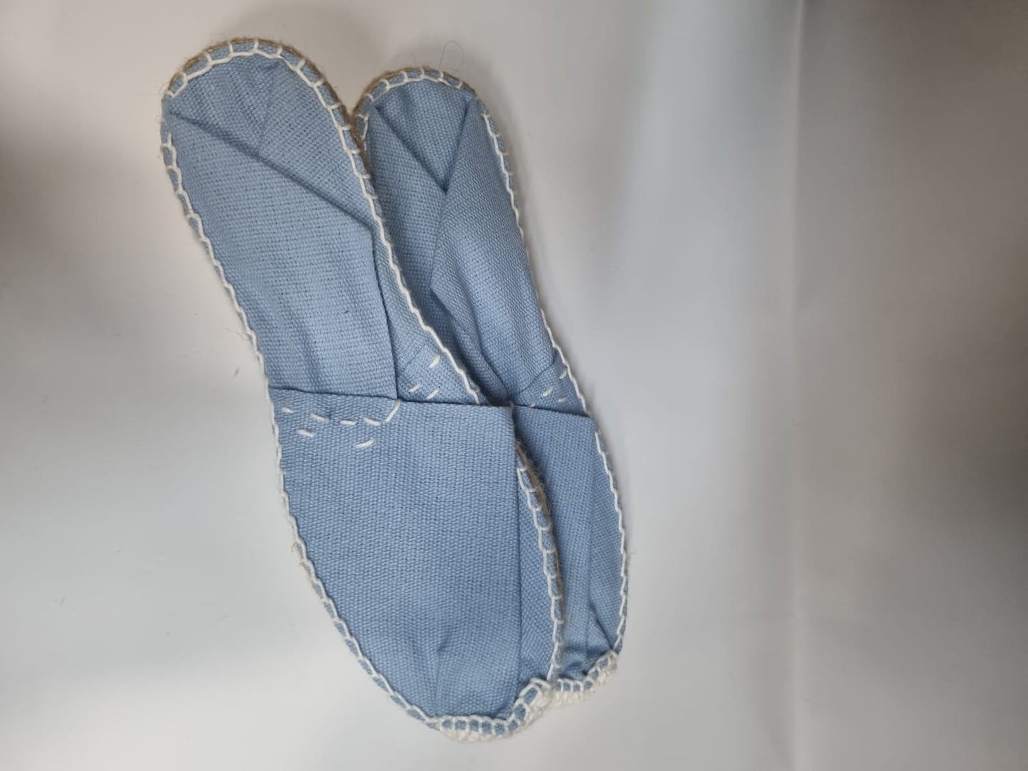 Alpargatas de Esparto Azul Celeste